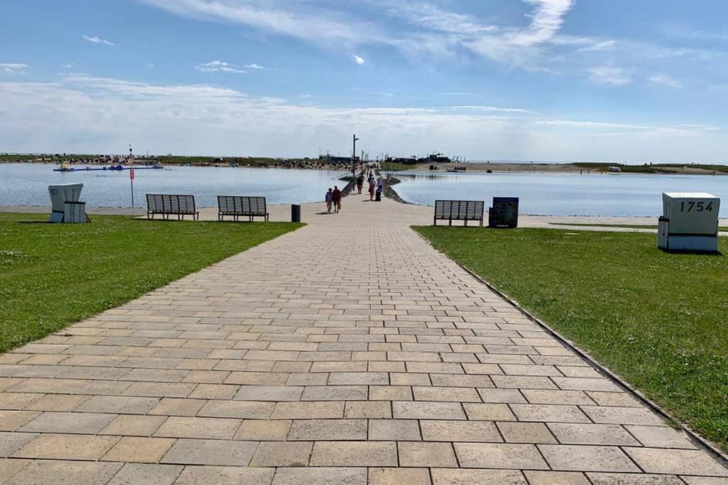 Nordseeglueck In Buesum Nahe Familienlagune Экстерьер фото